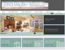 Tablet Screenshot of livingmalibu.com